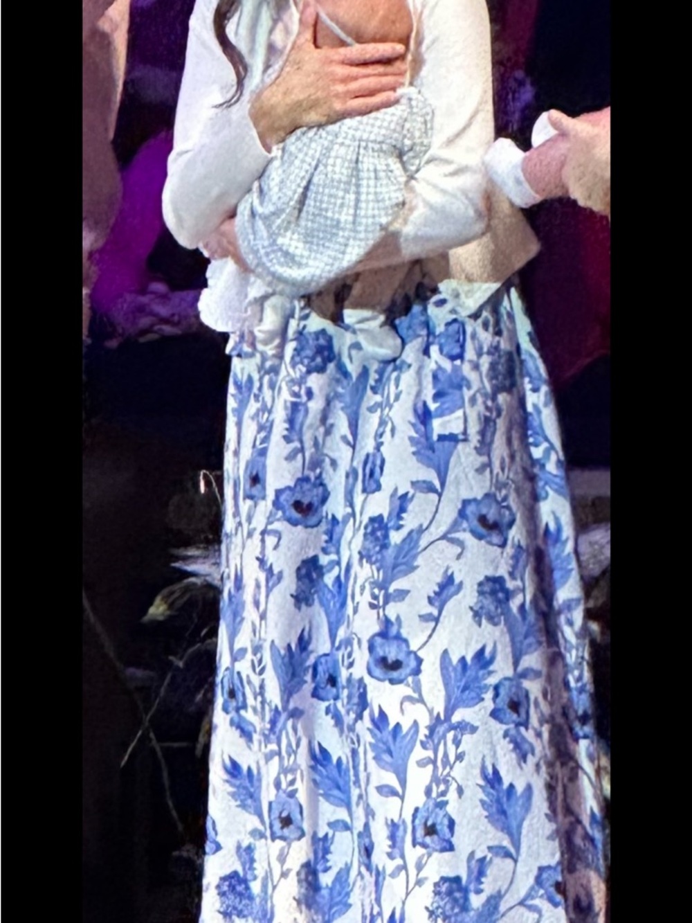 Blue Floral Smocked Maxi Dress - Women - Picture 3 of 10